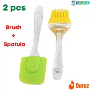 Silicone Spatula And Oil Brush Cake Decorating Tools Cooking, Ba