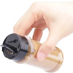 Spice Jar Bottle / Pepper and Salt Glass Bottle / Kitchen Gl