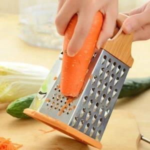 Stainless Steel Grater Vegetable Cheese Grater 6 Sides