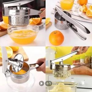 Stainless SteelMasher Fruit J Machine Mani Pittu Maker