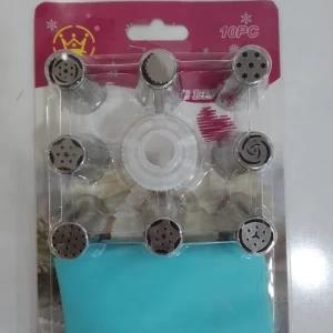 Stainless Steel Nozel Set 10 Pcs