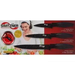 SWITZNER Knife Set 4 Piece Antibacterial Coated