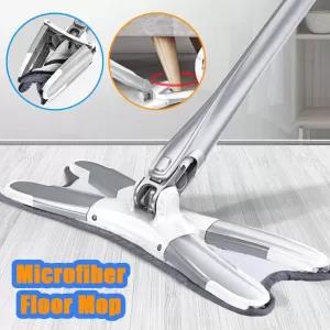 X - Shaped Micro Fiber 360 Rotating Lazy Mop the Folding Se