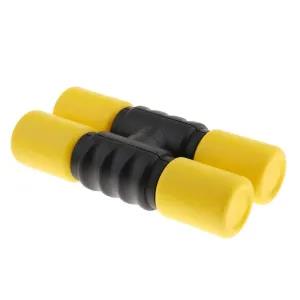 Yellow Double-row Medium Size Sand Volume Shaker Hand Percus