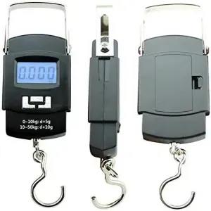 Blue Electronic Balance Portable Hook Weighing Machine Digit