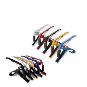 Blue Low Tension Quick Change Metal Guitar Capo for 6-string