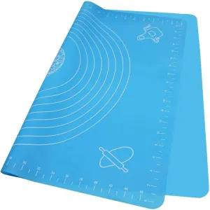 Blue Silicone Pad Baking Mat for Pastry Rolling, Pizza Dough