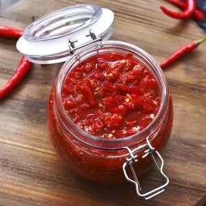 Deli Glass Jar 500ml 1Pcs Seasonings Stylish Canister