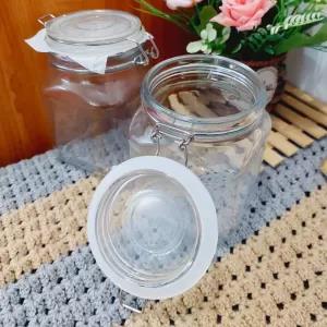 Deli Glass Jar 750ml 1Pcs Seasonings Stylish Canister