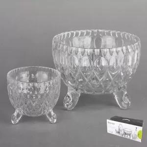 Deli Green Apple Mold 7pcs Glass Bowl Set