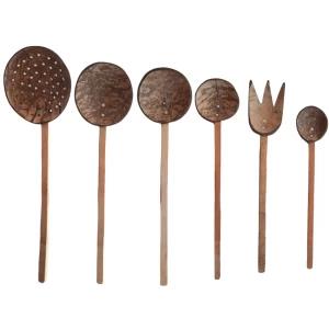 E&C Coconut Shell Spoon Set