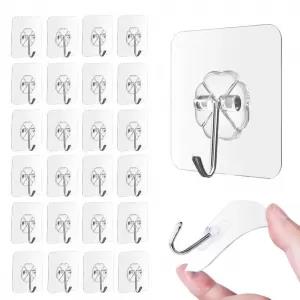 Generic 3Pcs Strong Suction Cup Transparent Wall Hook