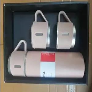Grey Dynore Stainless Steel Double Wall Vacuum Insulated Hot