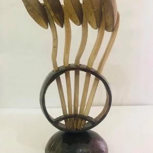 Hand Made 5 Spoons With the Handle