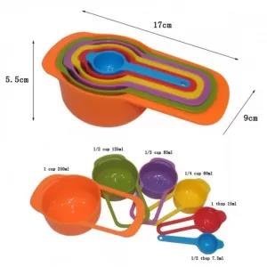 Kitchen Measuring Spoon Rainbow Color 6Pcs