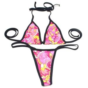 Micro bikini Multi color swimwear mini bikini set