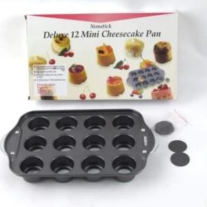 Mini Cheese Cake, Cup Cake Pan 12 Blocks