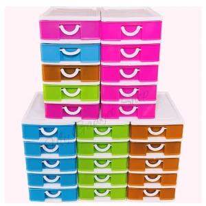 Mini Small Drawer Layer 5 In 1 Colorful Storage Box