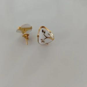 Noritake Juerina Gold colour Line Earring Set - JEAL201