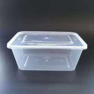 Generic Plastic Food Containers Clear Lids Microwave 750ml
