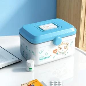 Plastic Medicine Box Multifunctional Storage Container