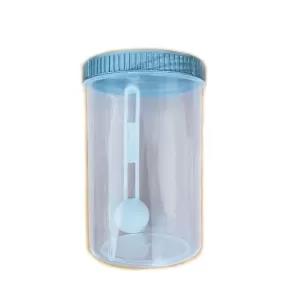 Silver 1 Piece Visual Plastic Kitchen Spice Container ROUND