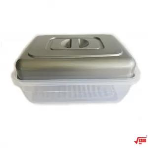 Silver Bread Box High Quality Durable Attractive Transparent