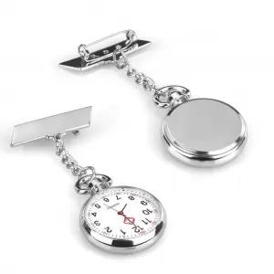 Silver Nursing Midwife Hospital Stainless Steel Big Dial Nur