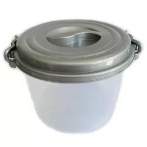 Silver Plastick Lock Bucket