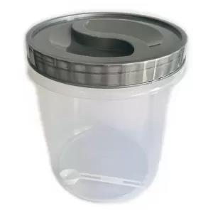 Silver Soap Powder Bucket 2.5kg can put High Quality Durable