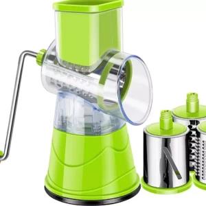 Vegetable slicer, table top vegetable grater