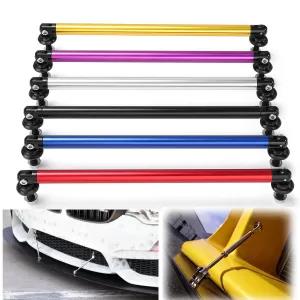 Generic 2Pcs Bumper Lip Splitter Rods Adjustable Front Rear