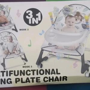 Music Soft Seat Cushion Adjustable Infant Bouncer