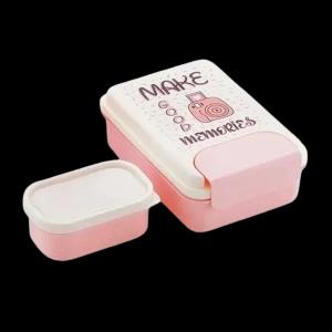 Pratap Baby Kids One Locked Lunch Box 650ml (Pink)