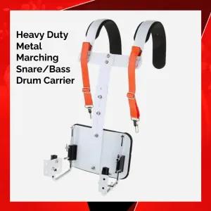 White Marching Snare Drum Carrier Thickened Shoulder Pad
