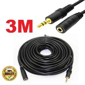 3M 3.5mm JackAUX Audio Cable 3.5 Male to Female Cable