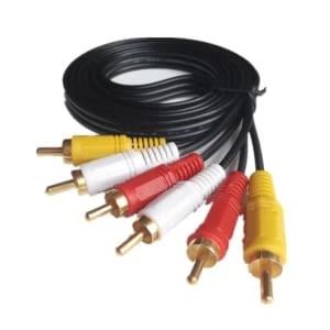 DVD TV 3 RCA Male to 3 RCA Male Audio Video Cable 1.5M