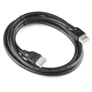 Black HDMI to HDMI Cable 1M High-Speed 1080P Video Transfer