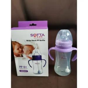 Feeding Wide Neck Bottle Plastic 240ml