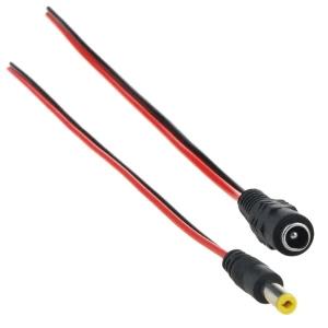 5 Pairs DC Power Pigtail Cable Wire,12V 5A Male Female