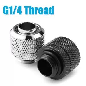 Black Color PC Water Cooling G1/4 3/8 ID Thickness Of Tube