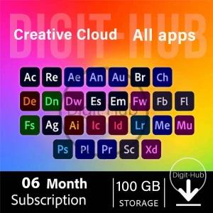 Creative Cloud All Apps For 06 Month Redeem Code