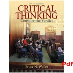 CRITICAL THINKING Pdf Book