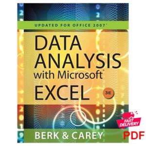 Data Analysis with Microsoft Excel Pdf Book