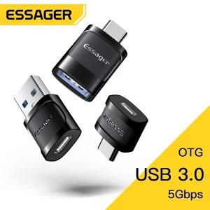 Essager OTG Type C To USB Micro USB To Type C 3pcs