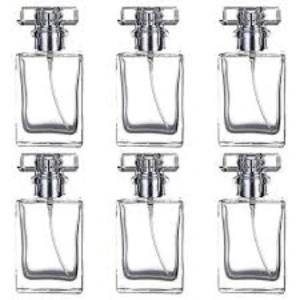Generic Transparent Black Spray Refillable Perfume Bottle