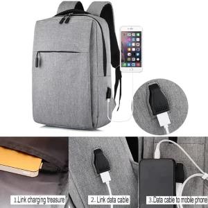 Male Female modren minimalist backpacks with USB