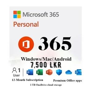 Microsoft Office 365 Account 1TB 1 Year Subscription