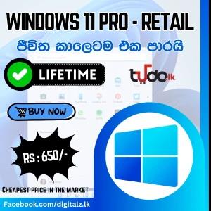 Microsoft Windows 11 Pro Retail Key Lifetime
