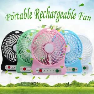 Portable Desk Mini Air Cooler Fan Rechargeable